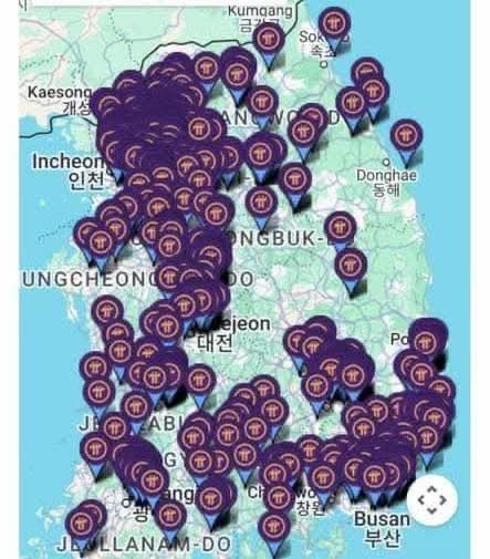 PI NETWORK – SOUTH KOREA EMERGING AS A HOTSPOT FOR THE PI DIGITAL ECONOMY

South Korea is quickly becoming an epicenter for Pi Network adoption globally. A newly released map shows that hundreds—possibly thousands—of businesses across the country, from Seoul to Busan, now accept