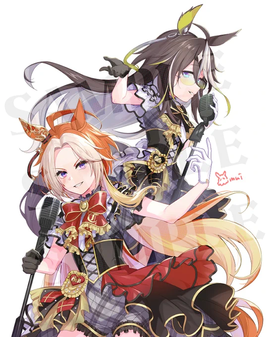 ウマ娘6thライブいよいよ当日ですね…!今回はドリジャとオルフェを描かせて頂きました!二人とも大好きなのでとても楽しみですソロ曲聴けたらいいな…! 