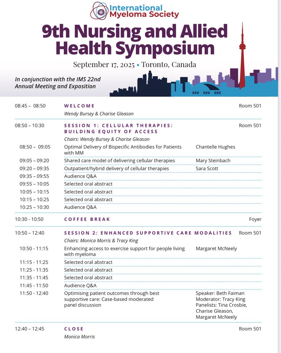 Tracy King (@mmkingt) on Twitter photo ⏳6 days to abstract deadline <a href="/Myeloma_Society/">Myeloma Society</a> 🤔submitting to ‘Yay-NAH’ #IMS2025 events.jspargo.com/ims25/CUSTOM/I… ⏳6 days to abstract deadline <a href="/Myeloma_Society/">Myeloma Society</a> 🤔submitting to ‘Yay-NAH’ #IMS2025 events.jspargo.com/ims25/CUSTOM/I…