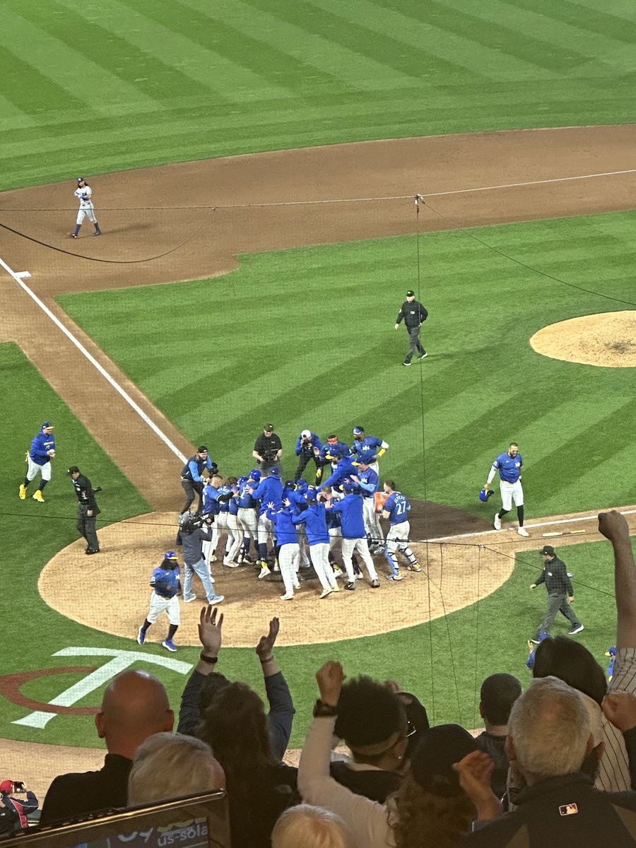 Ty France launches game winning two run HR in the 9th to give the Twins a 3-1 win over KC on Star Wars night at Target Field