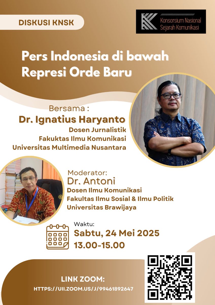 Otoritarianisme, istilah ini mulai byk digunakan utk membaca politik Indonesia kiwari. Istilah itu juga adlah sebutan bagi ‘Orde Baru' di Indonesia (1966-1998). Mari merawat ingatan ttg pers dan orde baru, krn bisa jadi tak masuk dlm 'sejarah resmi' pemerintah yang sdg disusun