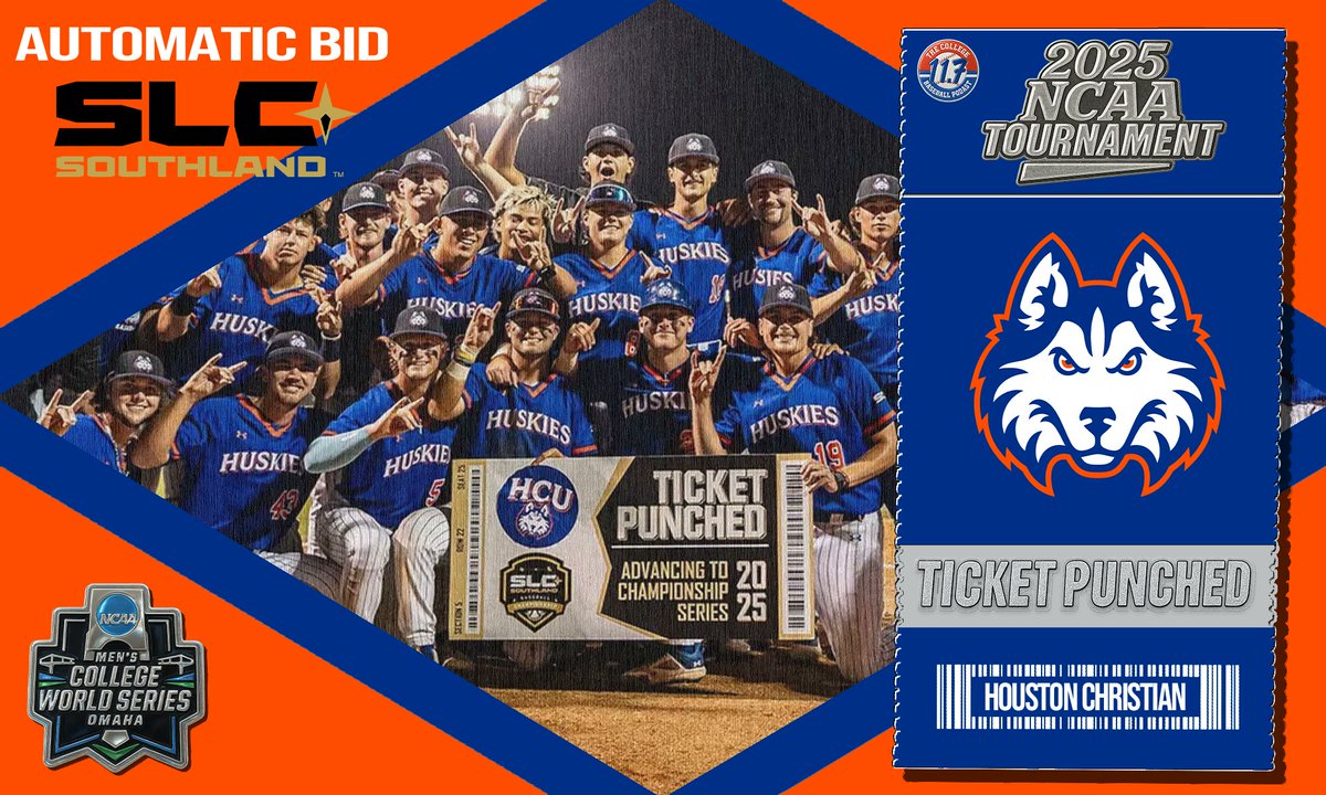Houston Christian sweeps the Southland tournament and punches their ticket

Huskies are on the Road to Omaha for the first time since 2015