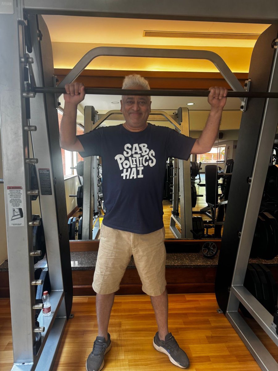 And he’s 60! India’s favourite newsman (and my husband for 32 years) turns senior citizen today!! Happy Birthday to <a href="/sardesairajdeep/">Rajdeep Sardesai</a> !