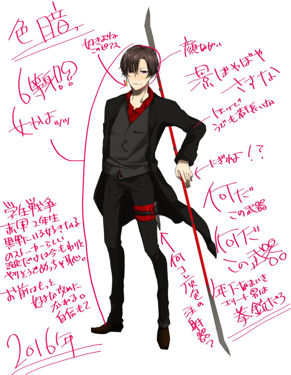 立ち絵リメイクやりました 