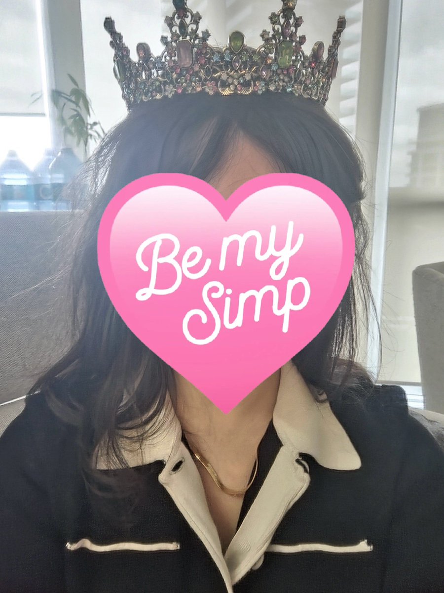 LilaWolfe_'s tweet photo. One of my submissives who is desperately trying to get into my stable bought me a crown 🤣 #domination #femdom #torontodominatrix #stockings #crown #dominantwoman #domme #dominatrix #bemysimp #forcedbi #forcedfeminization https://t.co/l6Wyd3kgGn