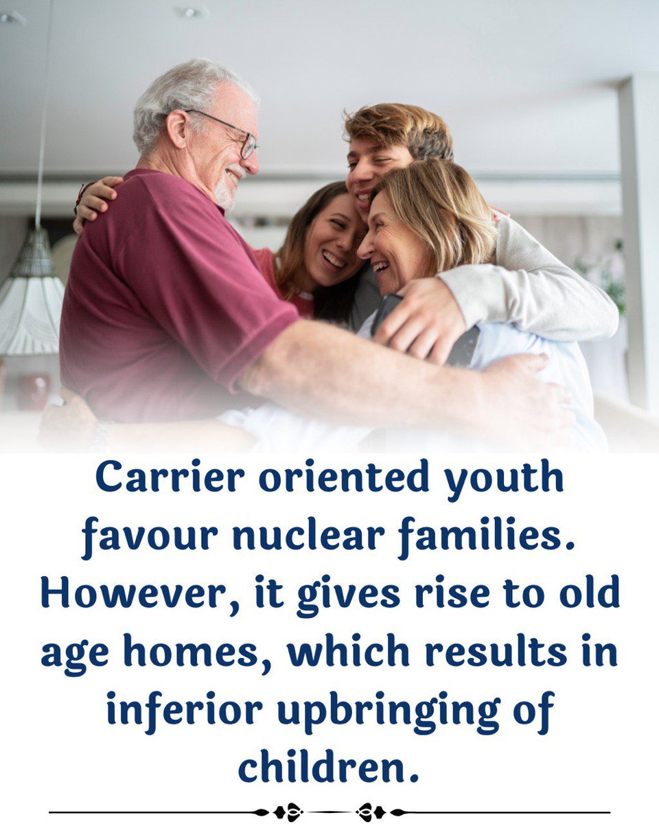 #FamilyValues
Respect Elders
इतने भी आधुनिक न बनें की अपने बड़ो को ही आप इग्नोर करने लगें, यह घटिया कल्चर विदेशियों का है
Sant Shri Asharamji Bapu कहते हैं
Preserve Tradition
मिलजुल कर रहें बड़ो का आदर करें, अपनी सनातनी परंपरा बनाये रखें।