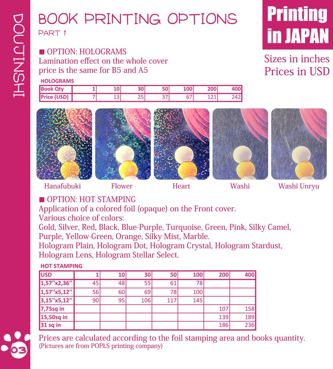 nyanfireJP's tweet photo. *New NYANFIRE Printing service catalog*
Hi there~🐾
Here's the new catalog for doujinshi and goods printing, in US units (USD, inches)
Thread ⏬ https://t.co/wVSVvUzgqf