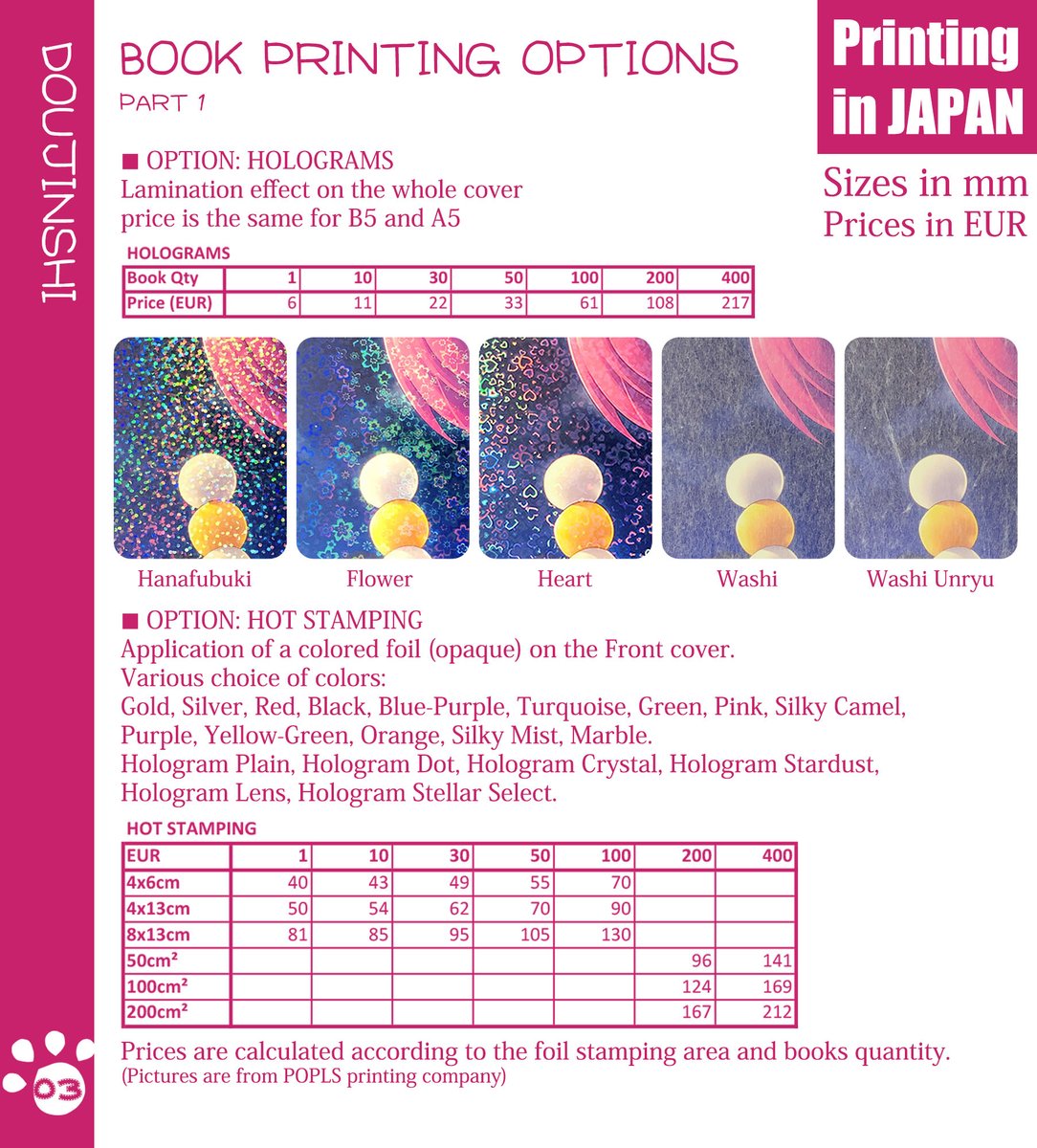 nyanfireJP's tweet photo. *New NYANFIRE Printing service catalog*
Hi there~🐾
Here's the new catalog for doujinshi and goods printing, in EU units (EUR, mm/cm)
Thread ⏬ https://t.co/ngT3IrA9ac