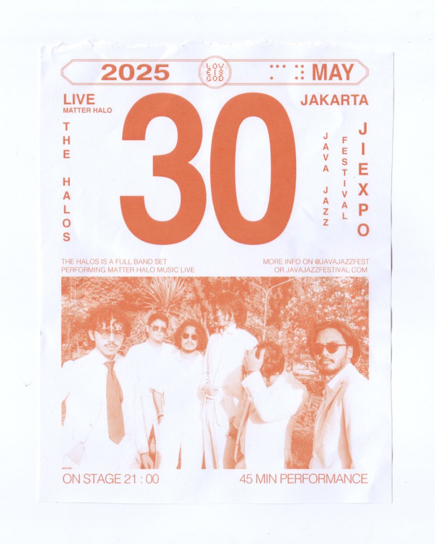The Halos full band set for Java Jazz Festival, Jakarta, May 30th 2025. More info on <a href="/JavaJazzFest/">Java Jazz Festival</a>