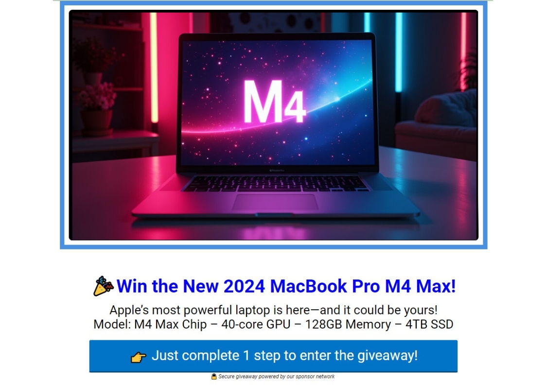 EvaCCrum's tweet image. 🎉 Win a 2024 MacBook Pro M4 Max!
Enter Now👉 giveways.systeme.io  it’s fast &amp;amp; free!

#GiveawayAlert #MacBookProM4 #WinBig #mctominay #SmackDown #Napoli #CurrysTCL #Wirtz #Naples #Mauritius #Chagos #TOTP #Siakam #Sportsmanship #Conte $ODOM $yourai #Giulia #Spurs #MonacoGP