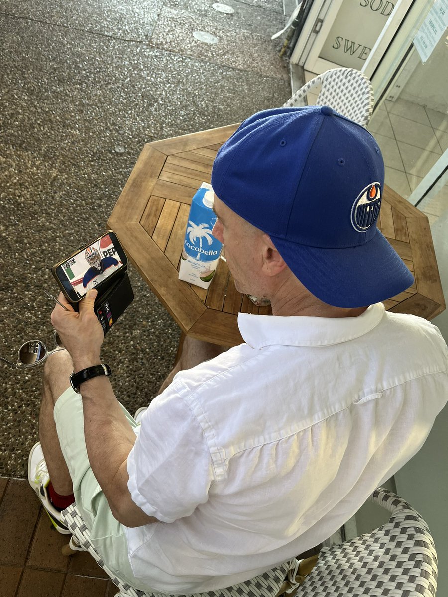 #LetsGoOilers from the Gold Coast, Australia.