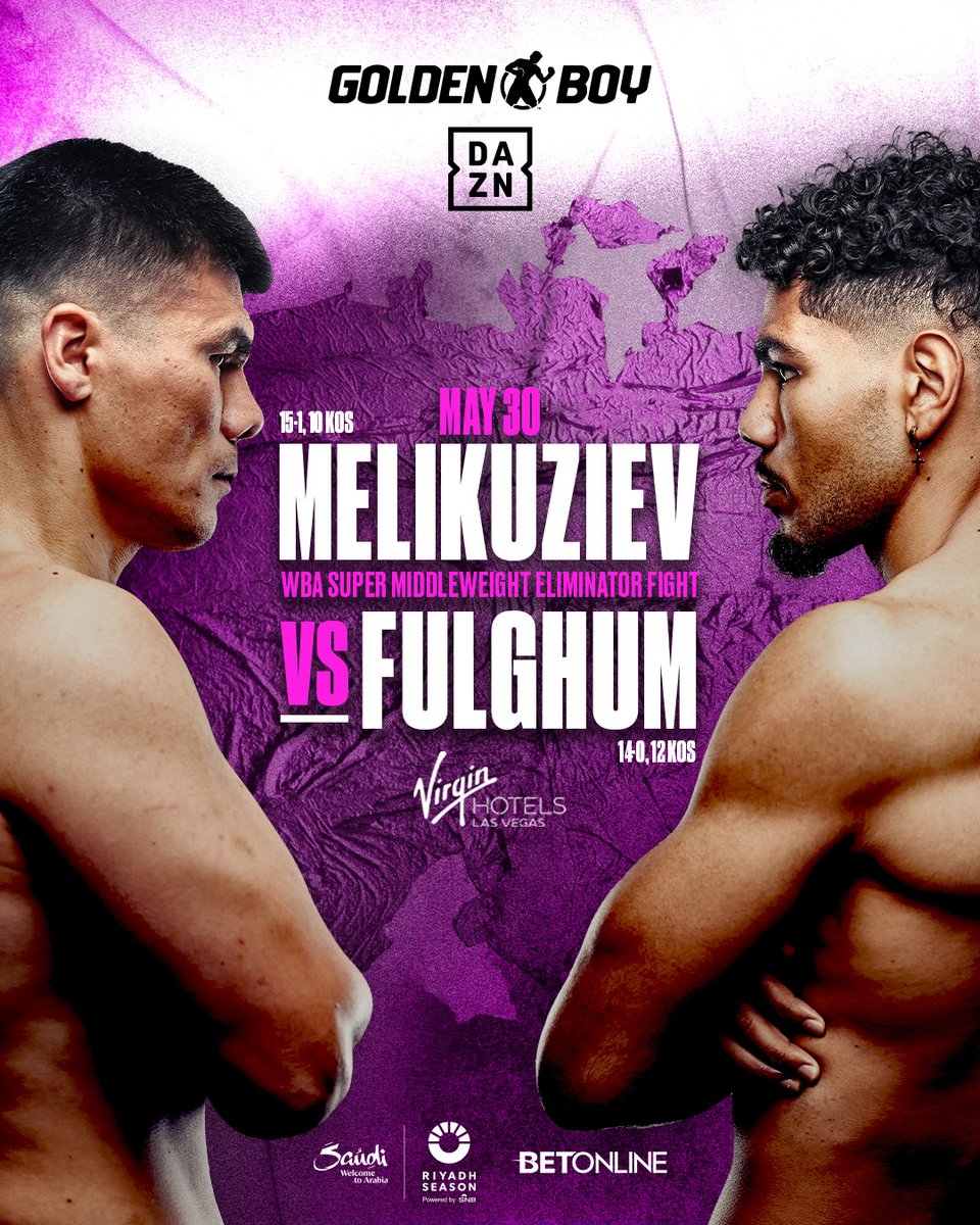 GoldenBoyBoxing's tweet photo. Just two ๐๐๐๐๐ ๐
๐๐
๐๐ ready to ๐ญ๐ก๐ซ๐จ๐ฐ ๐ก๐๐ง๐๐ฌ in Vegas! ๐ฅ๐ฃ Are you #TeamDFG or #TeamBULLY ?! ๐ฅ
๐๏ธ ๐๐ฎ๐ฒ ๐๐ข๐๐ค๐๐ญ๐ฌ ๐๐๐๐: https://t.co/7vGvYBX3Lb
#FulghumMelikuziev | LIVE on DAZN May 30 https://t.co/DiTeRFzUcO