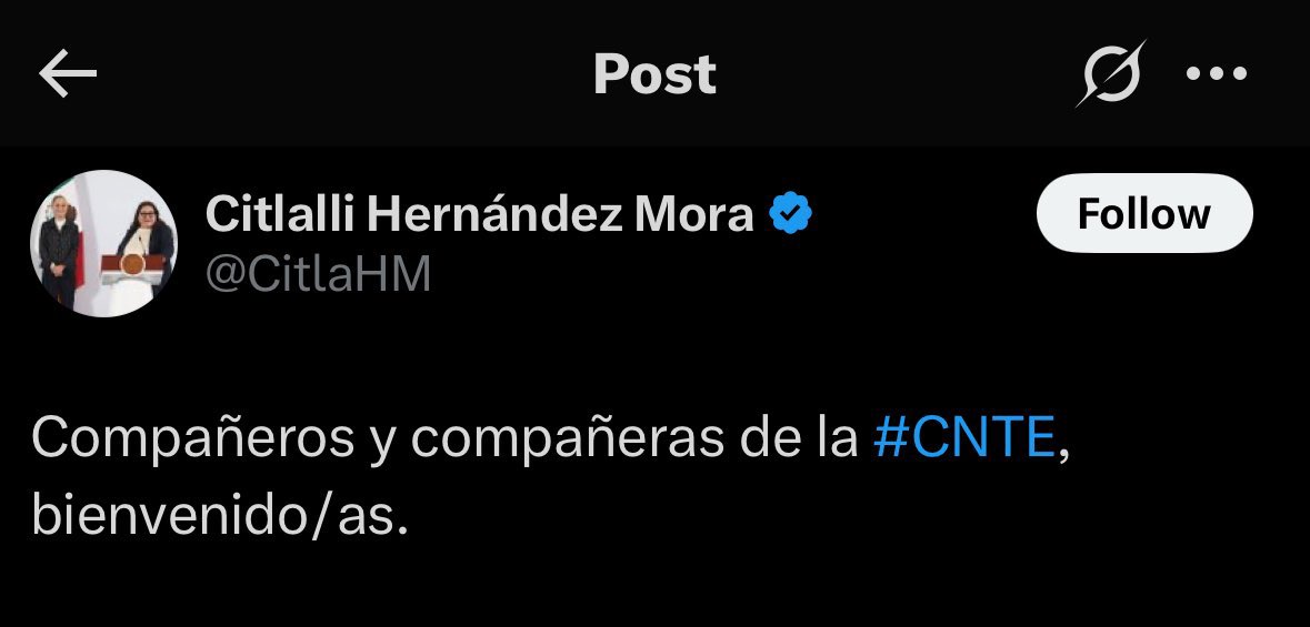 Durante años Morena cobijó a la CNTE, la alimentaron y la financiaron.

La usaron como fuerza de choque.

Ahora el monstruo se les salió de control.