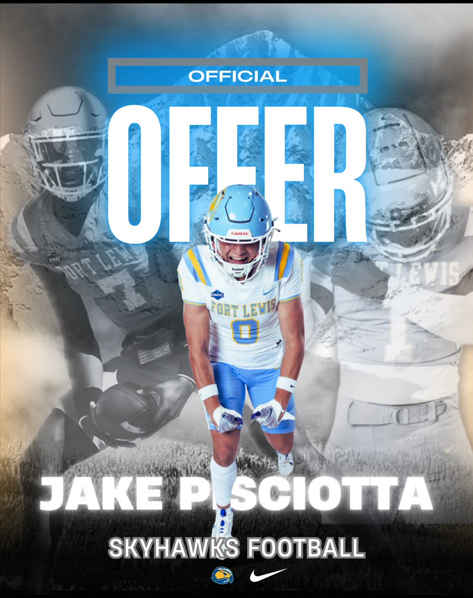 Jake Pisciotta (@jake_pisciotta) on Twitter photo After a great conversation with Coach <a href="/DonnyMooreJr/">Coach Moore</a>, I am very grateful to say I have received an offer to continue my academic and football career from <a href="/FLCFootball/">FLC Football</a>. Iβm excited to keep building our relationship!
<a href="/PuebloSouthFB/">Pueblo South Football</a> <a href="/CoachRGoddard/">Ryan Goddard</a> <a href="/JacksonWD923/">JD</a> <a href="/J_Lacy05/">Jarrod Lacy</a> <a href="/RUTHProCo/">RUTH</a> After a great conversation with Coach <a href="/DonnyMooreJr/">Coach Moore</a>, I am very grateful to say I have received an offer to continue my academic and football career from <a href="/FLCFootball/">FLC Football</a>. Iβm excited to keep building our relationship!
<a href="/PuebloSouthFB/">Pueblo South Football</a> <a href="/CoachRGoddard/">Ryan Goddard</a> <a href="/JacksonWD923/">JD</a> <a href="/J_Lacy05/">Jarrod Lacy</a> <a href="/RUTHProCo/">RUTH</a>