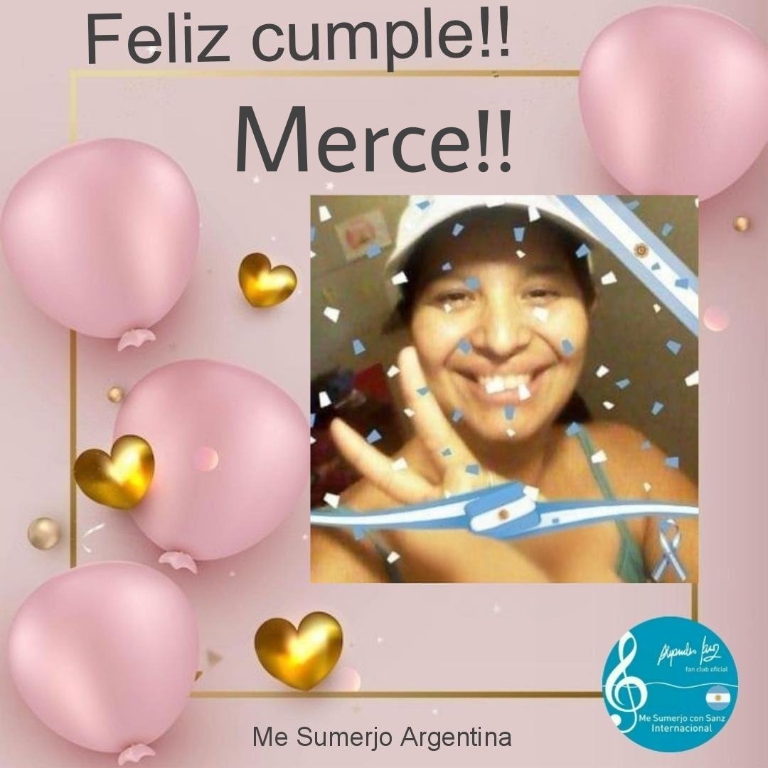 Meche, nuestra sumergida de Bariloche y la que hizo más kilómetros por verte en tu última visita✈️ hoy da una vuelta al sol!🎂🎂🎊🎉🎉
Pasas a saludar a nuestra correcaminos? 🏃‍♀️<a href="/AlejandroSanz/">Alejandro Sanz</a> 😍
Te espera!  <a href="/mercedes_77/">Merce-Sumergida🇦🇷</a> 🎂❤️