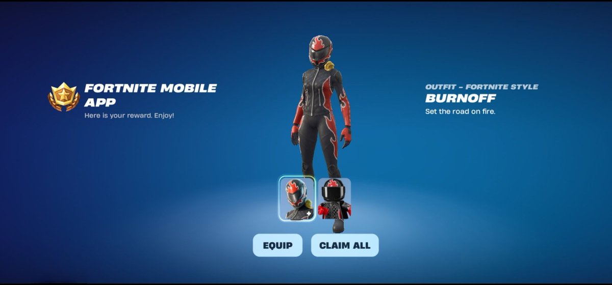 MobileMamaLlama's tweet photo. 👀Fortnite is giving away a FREE SKIN! 🎉📲🔥
All you have to do, is log into Fortnite on the Mobile app on iOS or Android to receive the skin! 🔥#Fortnite #Free #Mobile #Reward #Burnoff https://t.co/2uUyOF107i