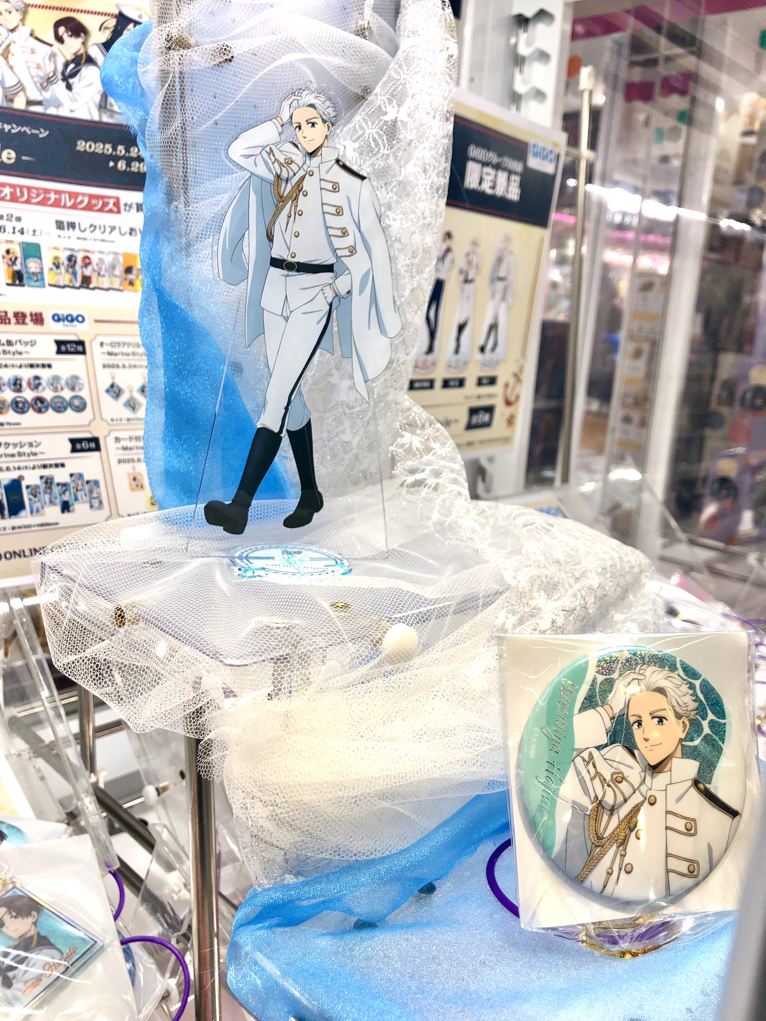 GIGO 池袋 3店舗限定 AGF ホログラム缶バッジ ピオフィ コンプリート