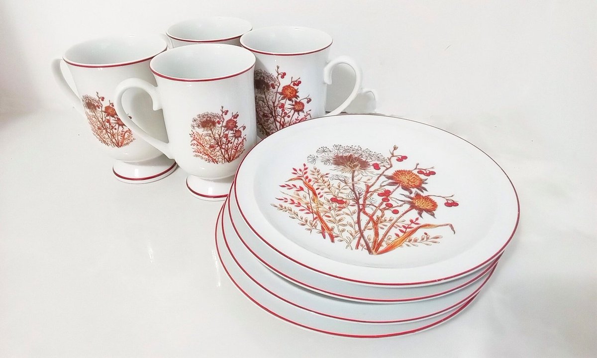 RetroRecollec's tweet photo. https://t.co/Trgn1NSb20
Bramble cups and salad plates by Japan. #bramblesnackset #footedCups #saladPlate #JapanChinaBramble #wiseshopper https://t.co/jsmA80s6p5