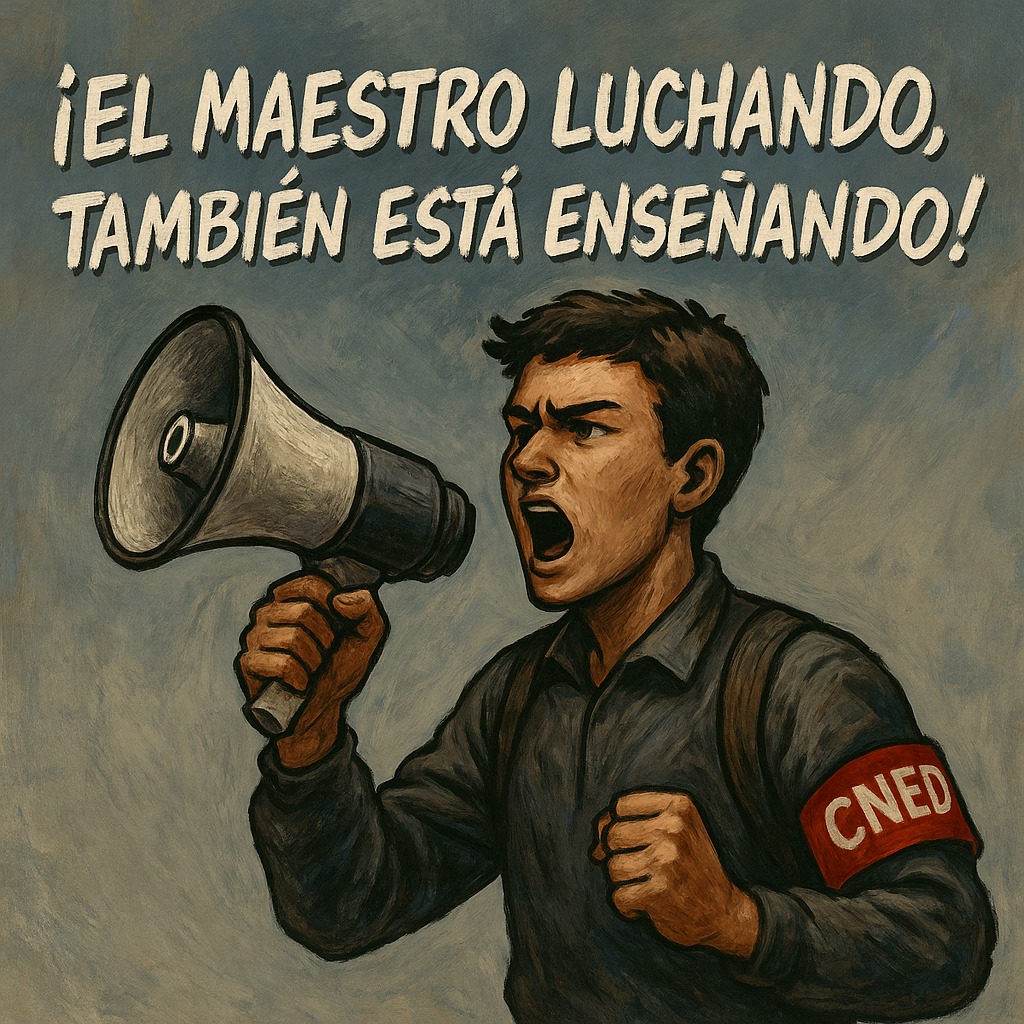 Ayer Díaz Ordaz acusó a los estudiantes del 68 de ser una amenaza al “orden”. Hoy, los del bienestar hacen lo mismo con el magisterio. Cambian los rostros, pero el régimen es el mismo.

La CNTE mantiene una posición correcta y ejemplar para el estudiante.