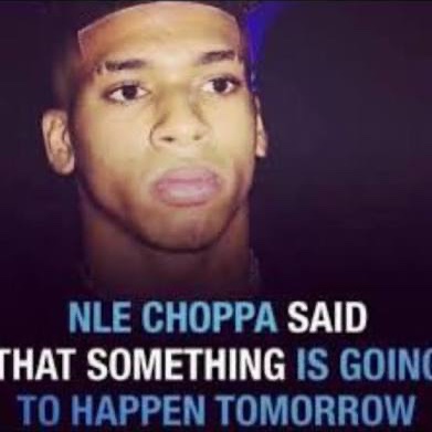 wolftears420's tweet photo. @ZekeZekie NLE Choppa said Something is going to happen tomorrow https://t.co/0ysnkVU2xI
