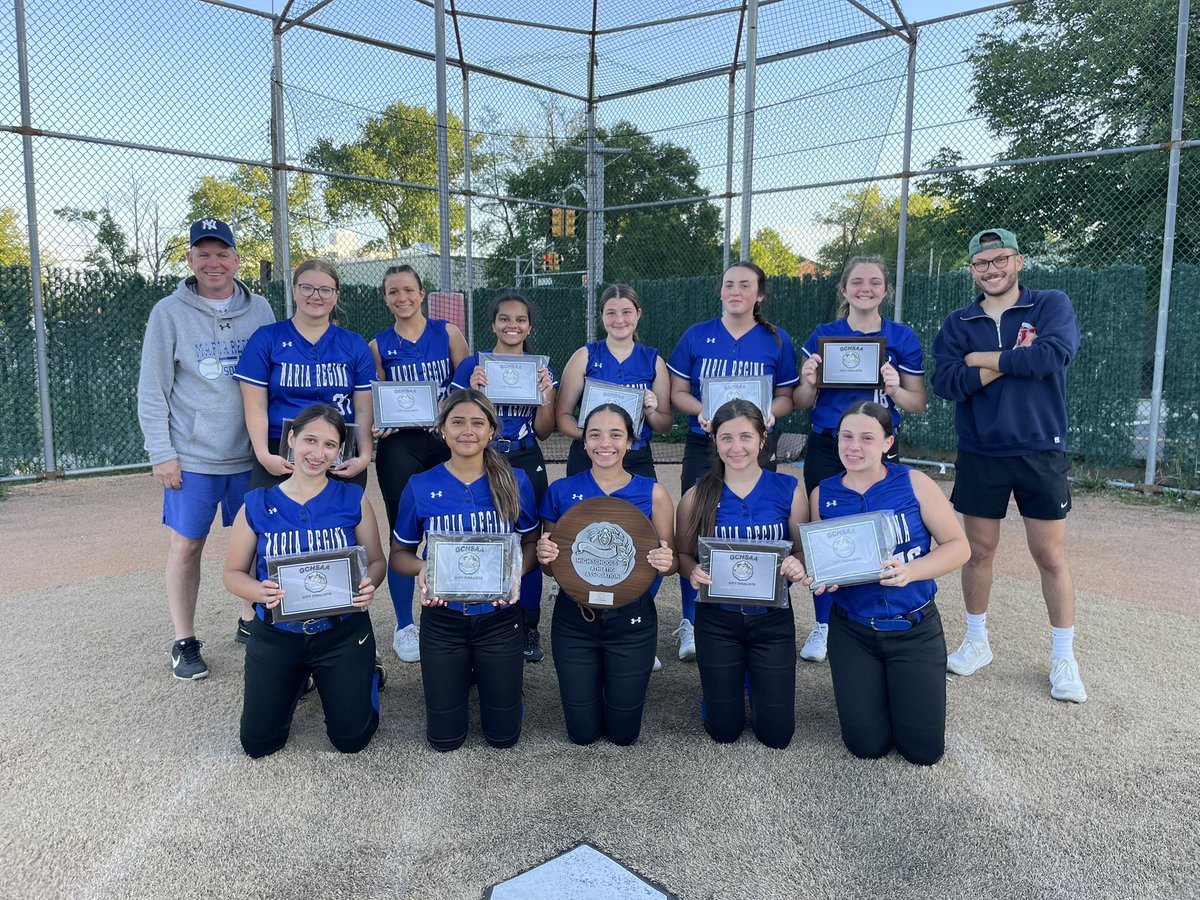 Congratulations to The Mary Louis Academy, the Tier 2 JV Softball Champions and Maria Regina the JV Tier 2 Softball Finalists!