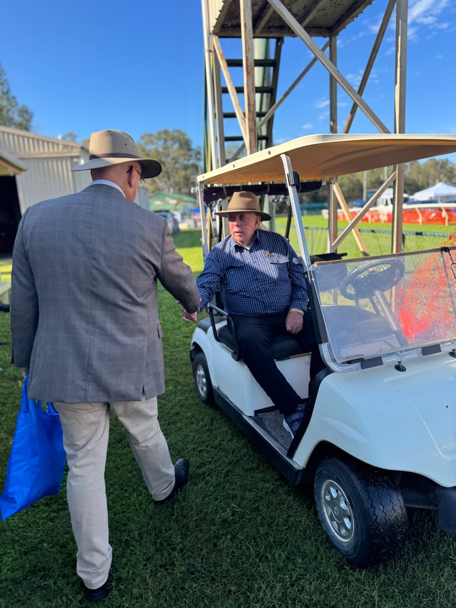 ShayneNeumannMP's tweet image. Terrific to sample some amazing local produce, congratulate some young prizewinners and catch up with locals at the Esk Show.
Today is the the Main Show Day with free rides, trade and food stalls, taste of Somerset, competitions and fireworks - come and check it out!