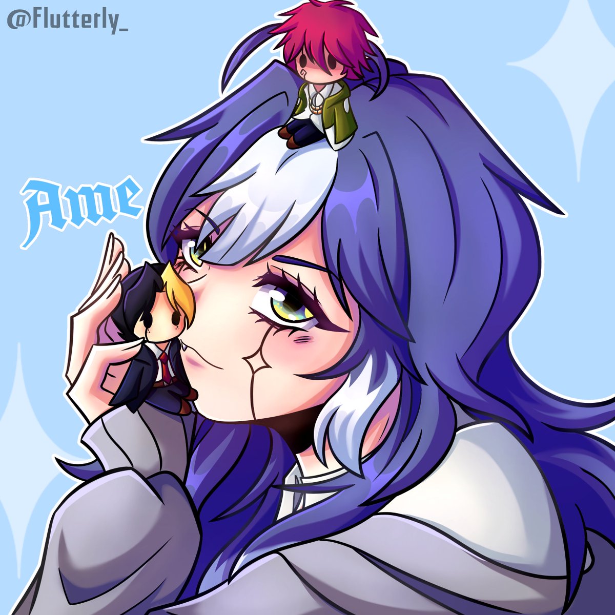 velvelrose_'s tweet photo. Posting here too this drawing I made of @finnamesgf oc
I love Ame, she's so pretty 🙏✨💝
#MASHLE
#MASHLEFanart
#MASHLEOc
#マッシュル https://t.co/k1zYfRtjQz