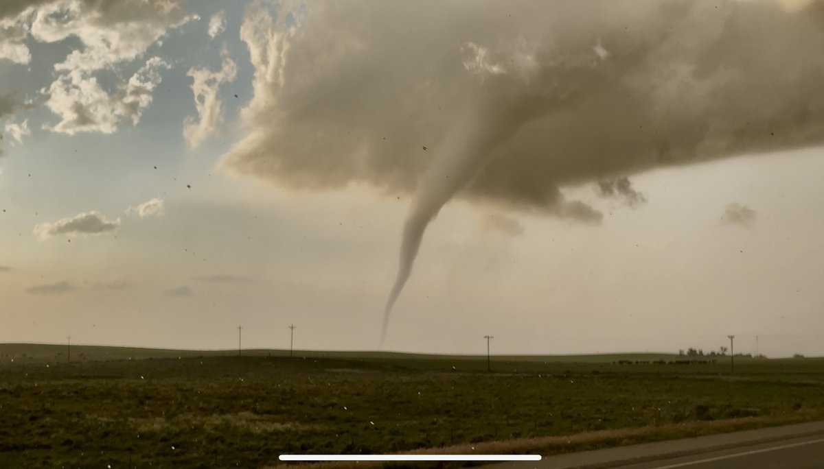 I filmed the Kit Carson CO Tornado from beginning to end it was spectacular!  #cowx