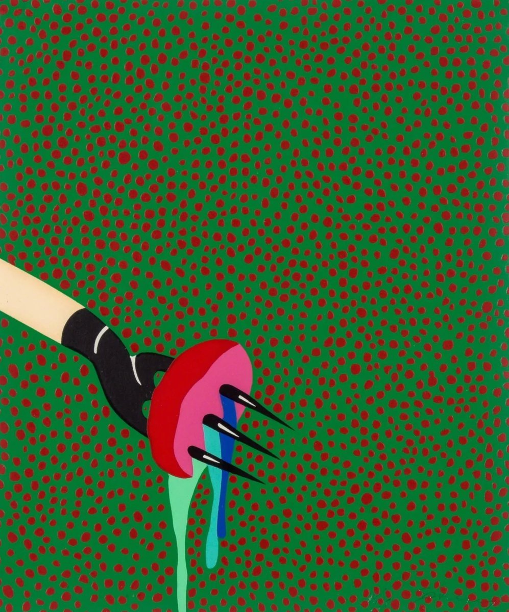 Lucas Samaras - FORK  (1968)
//  Color screenprint