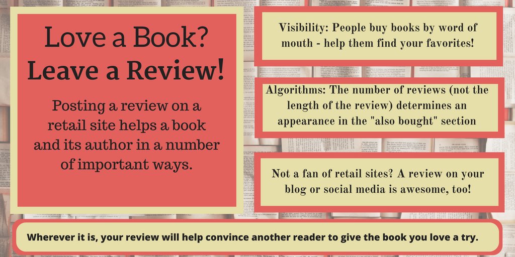 PFDonato's tweet photo. Enjoyed a #Book - Leave a #BookReview
Many sites implement a rating system to help #readers choose new #books and your #review can assist them in finding a #story they may be interested in.
5 ⭐️I love it
4 ⭐️It’s great
3 ⭐️Pretty good
2 ⭐️It’s okay 
1 ⭐️Not for me
#BookTwitter https://t.co/9Pg4Xc4UzW