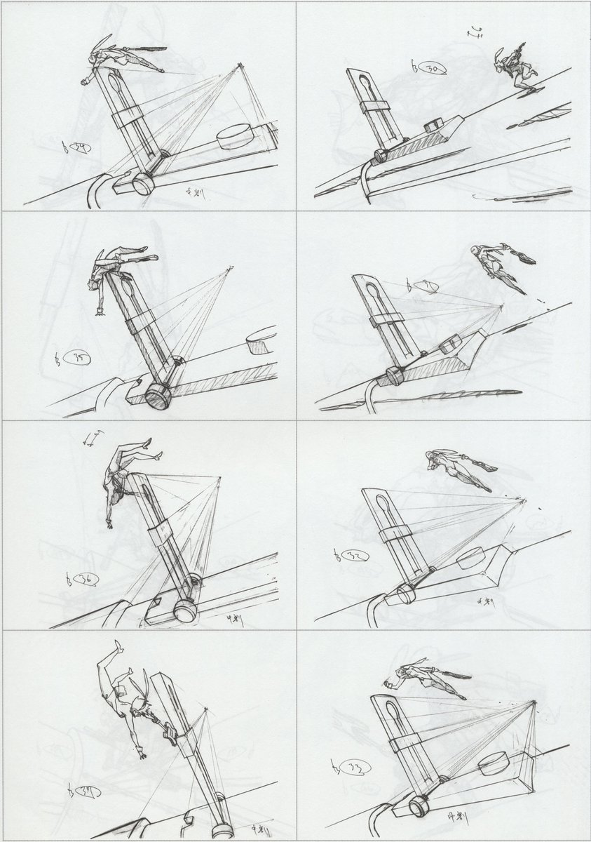 FLCL (フリクリ) - Production Materials: Original Picture (原画)

by You Yoshinari (吉成曜) 