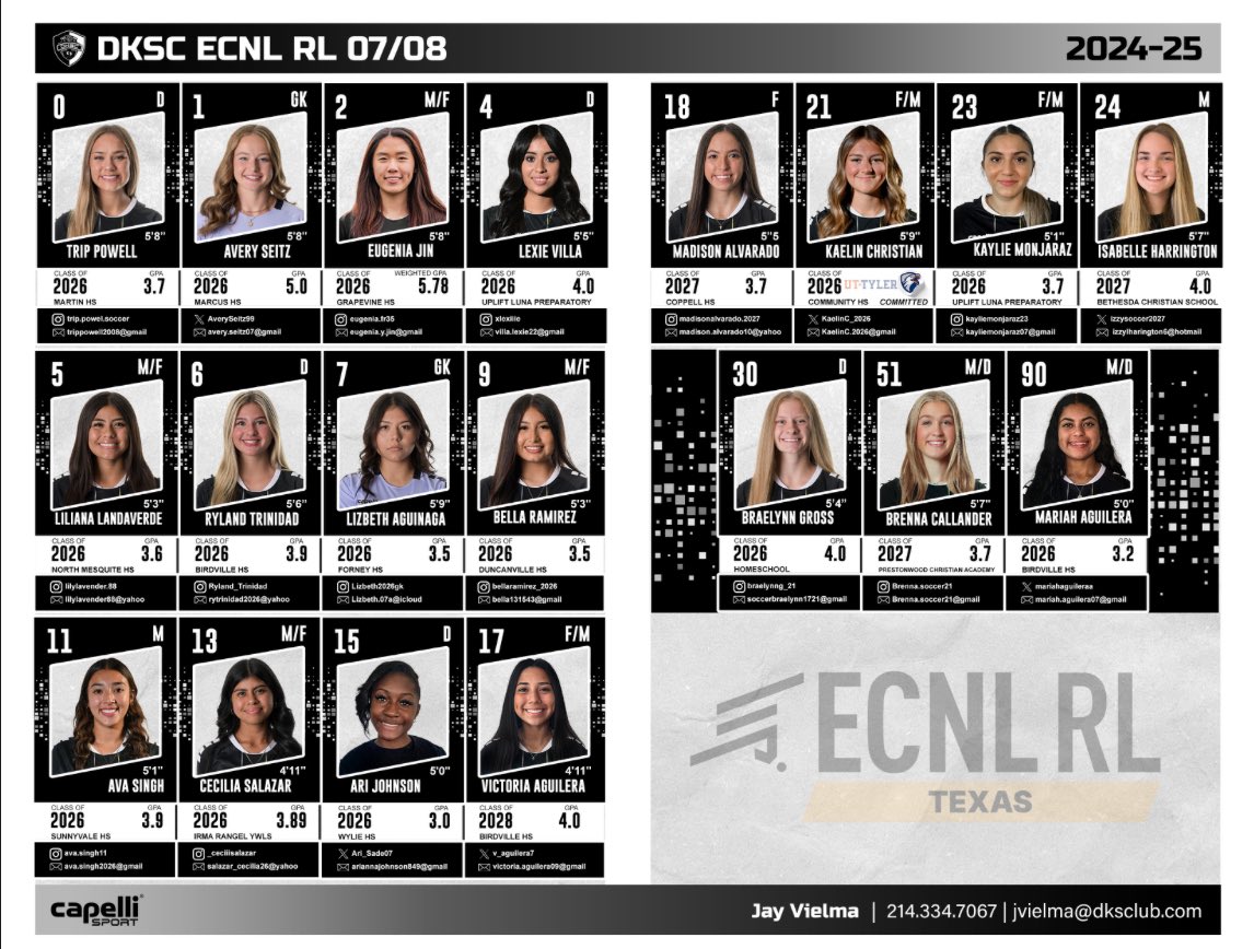 DKSC ECNL-RL 08G Vielma tweet media