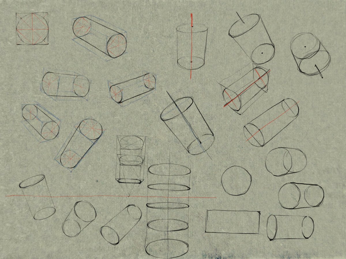 一本の線で引けてないあたりにむずかしさがみてとれるわね。
#日々描く #drawing