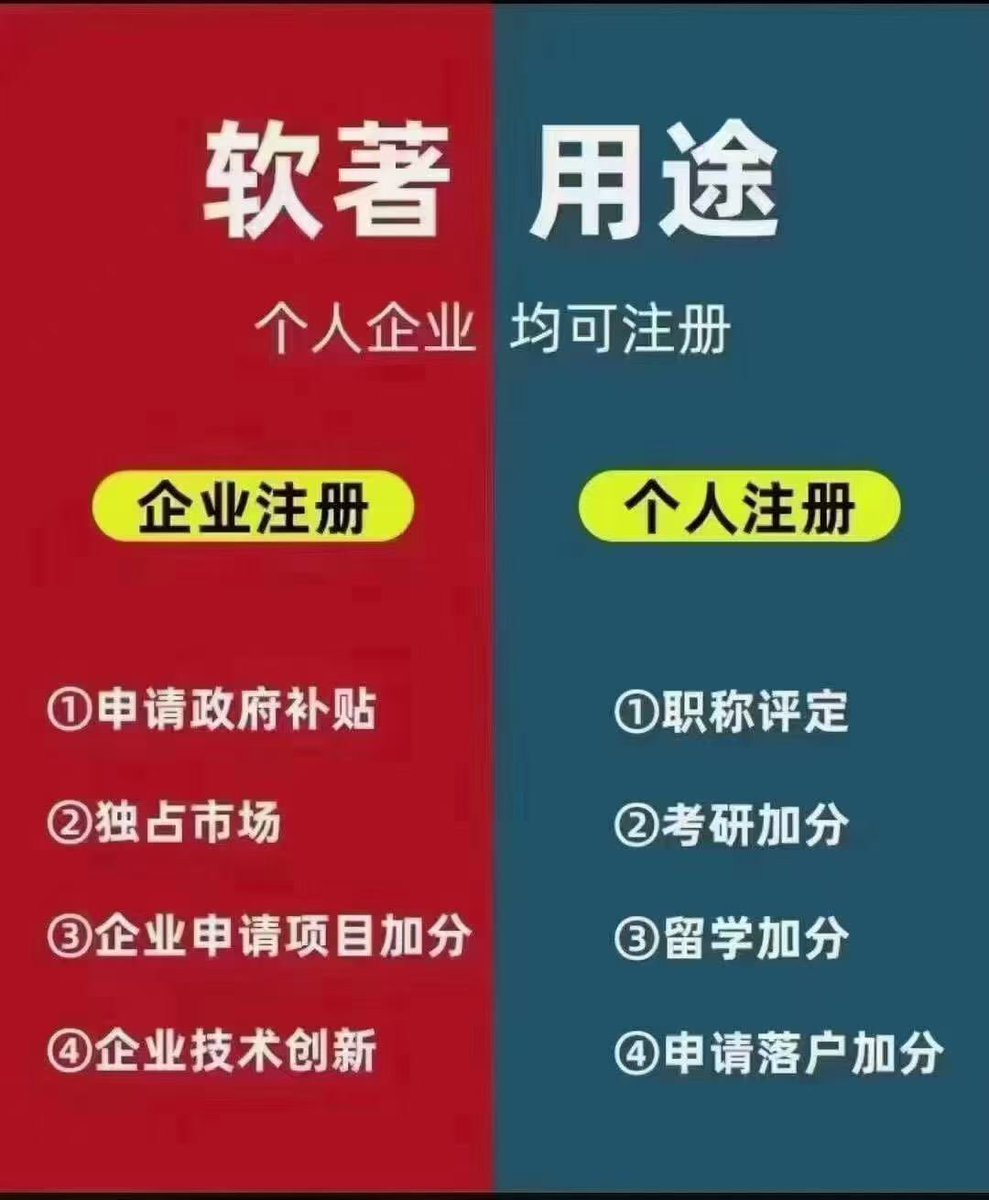 软著专利申请 tweet media