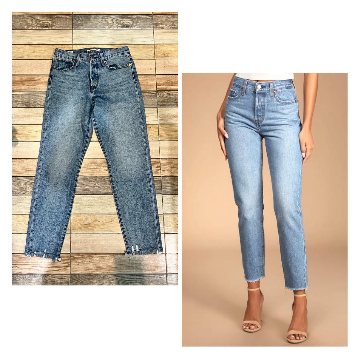 HamayShops's tweet image. USED•ลี วายส์•27
WEDGIE STRAIGHT กางเกงยีนส์ทรงสลิมี
เอวสูง ซิปกระดุม ผ้านิ่ม ไม่ยืด ไม่หนา สียีนส์ฟอก
เอว28“ สพ.36” เป้า11“ ต้นขา22” ยาว36.5“ ปลายขา6“

490 รส
🚫 งดต่อราคาค่ะ