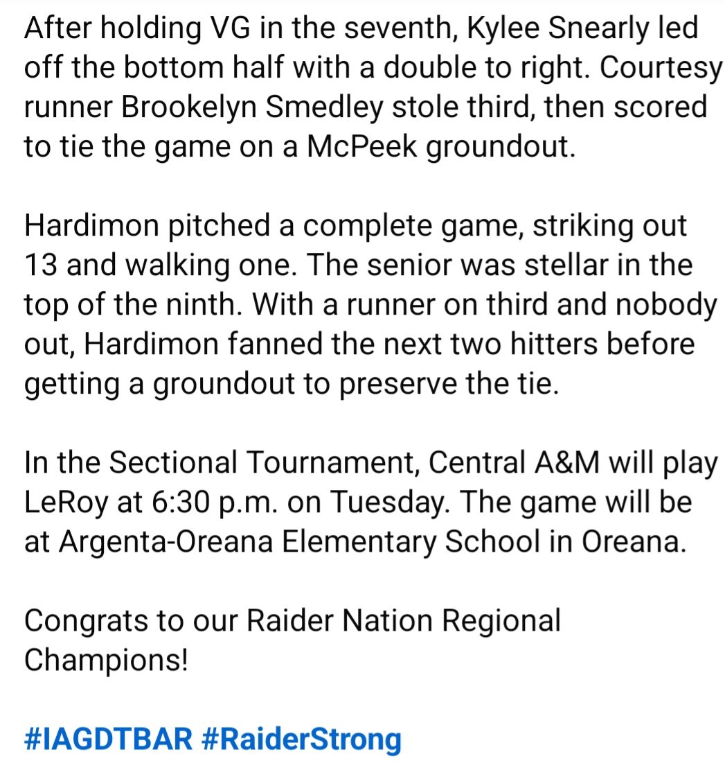 Central A&M HS Principal Daly tweet media