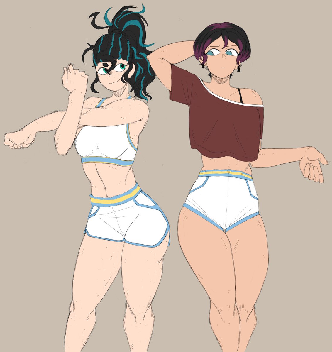 Sports wear ft some friends oc’s