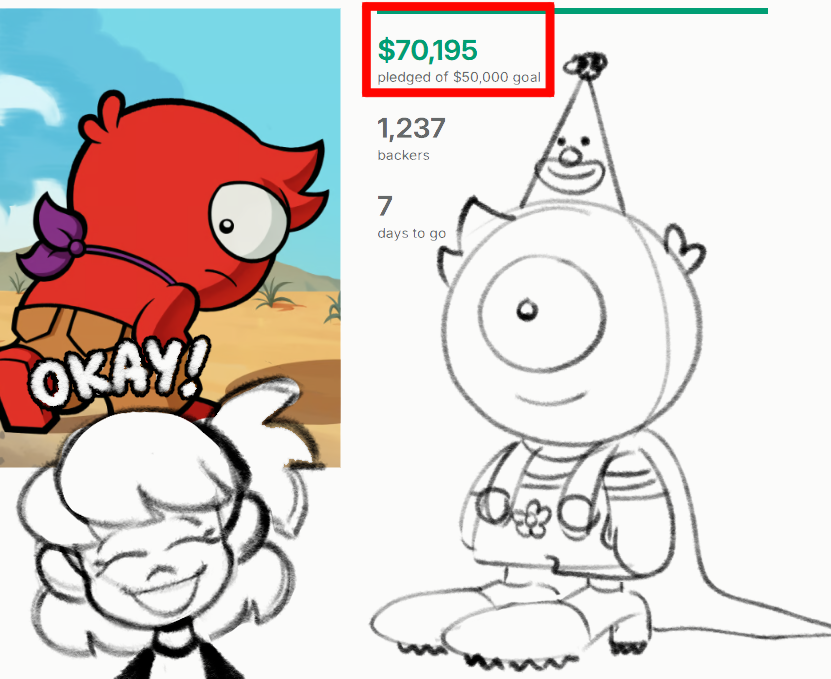 also thanks for getting us to $70,000 in general, the entire team feels blessed to have such supporting fans 🥹