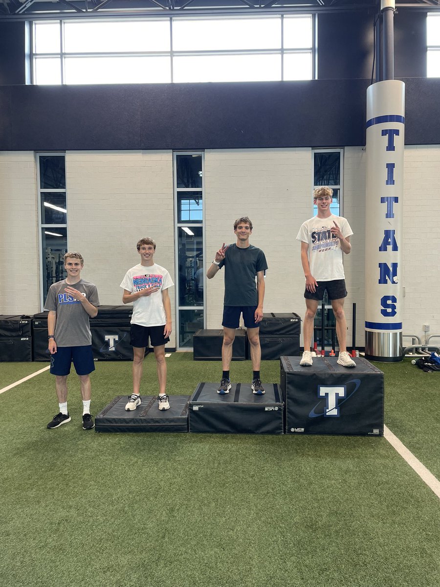 World championship hill sprint tournament. 
Jake 🥇
John🥈
Noah🥉
Connor 4th🏅