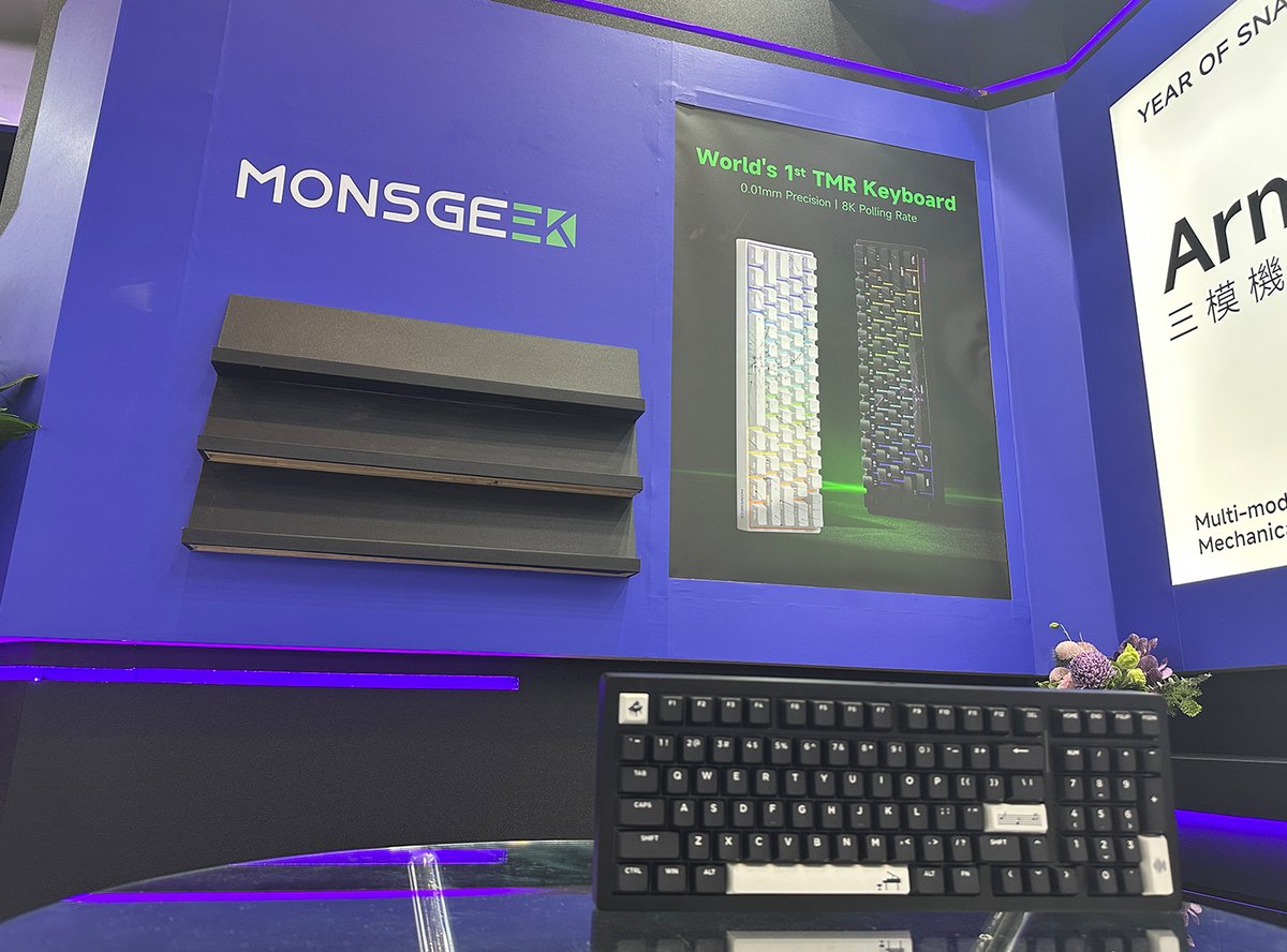 MonsGeek's tweet image. 𝗡𝗲𝘄 𝗤𝘂𝗶𝗰𝗸-𝗥𝗲𝗹𝗲𝗮𝘀𝗲 𝗞𝗲𝘆𝗯𝗼𝗮𝗿𝗱 – 𝗠𝗼𝗻𝘀𝗚𝗲𝗲𝗸 𝗠𝟮 𝗩𝟱 𝗩𝗜𝗔

Making its debut at COMPUTEX 2025, Taipei.

Catch it soon — in 𝗕𝗮𝗿𝗲𝗯𝗼𝗻𝗲 𝗮𝗻𝗱 𝗣𝗿𝗲-𝗮𝘀𝘀𝗲𝗺𝗯𝗹𝗲𝗱 versions, and online at monsgeek.com too!

#monsgeek #monsgeekm2