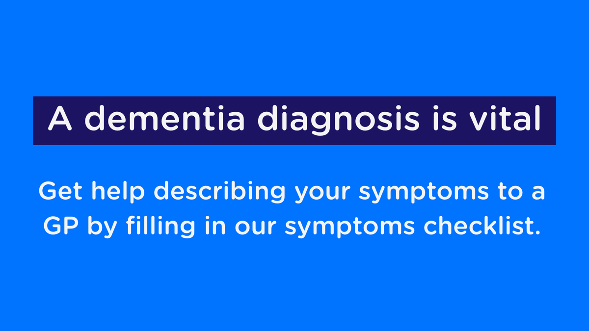 Share our symptoms checklist ✅ 

The Alzheimer’s Society symptoms checklist helps those who are worried about their memory to make a note of symptoms before talking to a GP.

Use or share our checklist: spkl.io/6005f0gvL

#DementiaActionWeek #KnowTheSigns