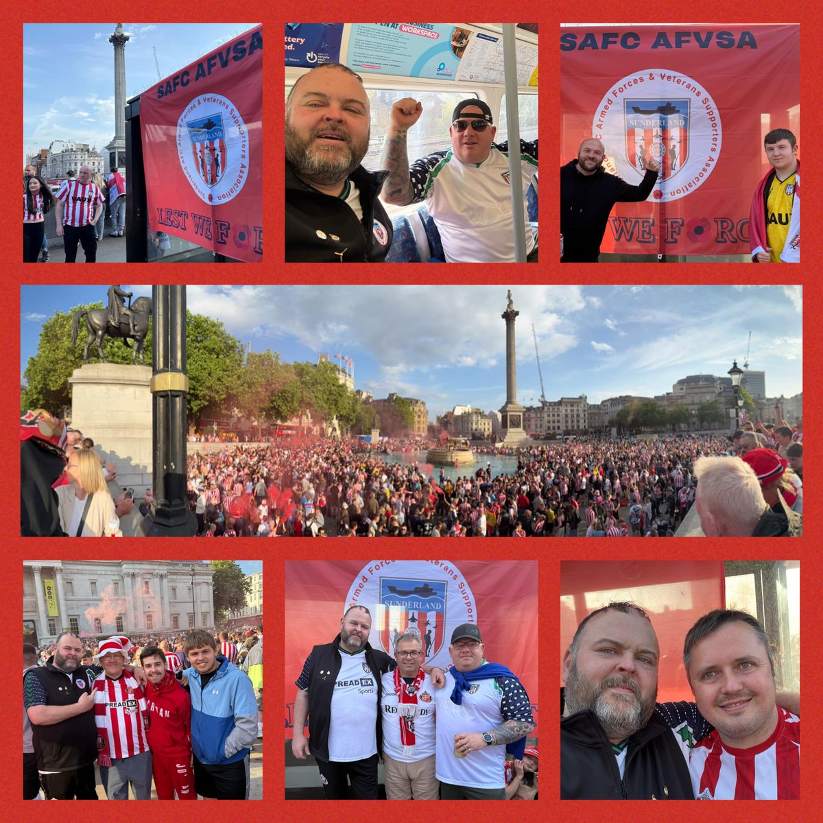 𝐒𝐮𝐧𝐝𝐞𝐫𝐥𝐚𝐧𝐝 𝐭𝐚𝐤𝐞 𝐨𝐯𝐞𝐫, 𝐞𝐯𝐞𝐫𝐲𝐰𝐡𝐞𝐫𝐞 𝐰𝐞 𝐠𝐨 🔴⚪️🔴

Covent Garden ✅
Trafalgar Square ✅
Wembley 🔜

#SAFCAFVSA #SunderlandAFC #CoventGarden #TrafalgarSquare #LondonTakeover
