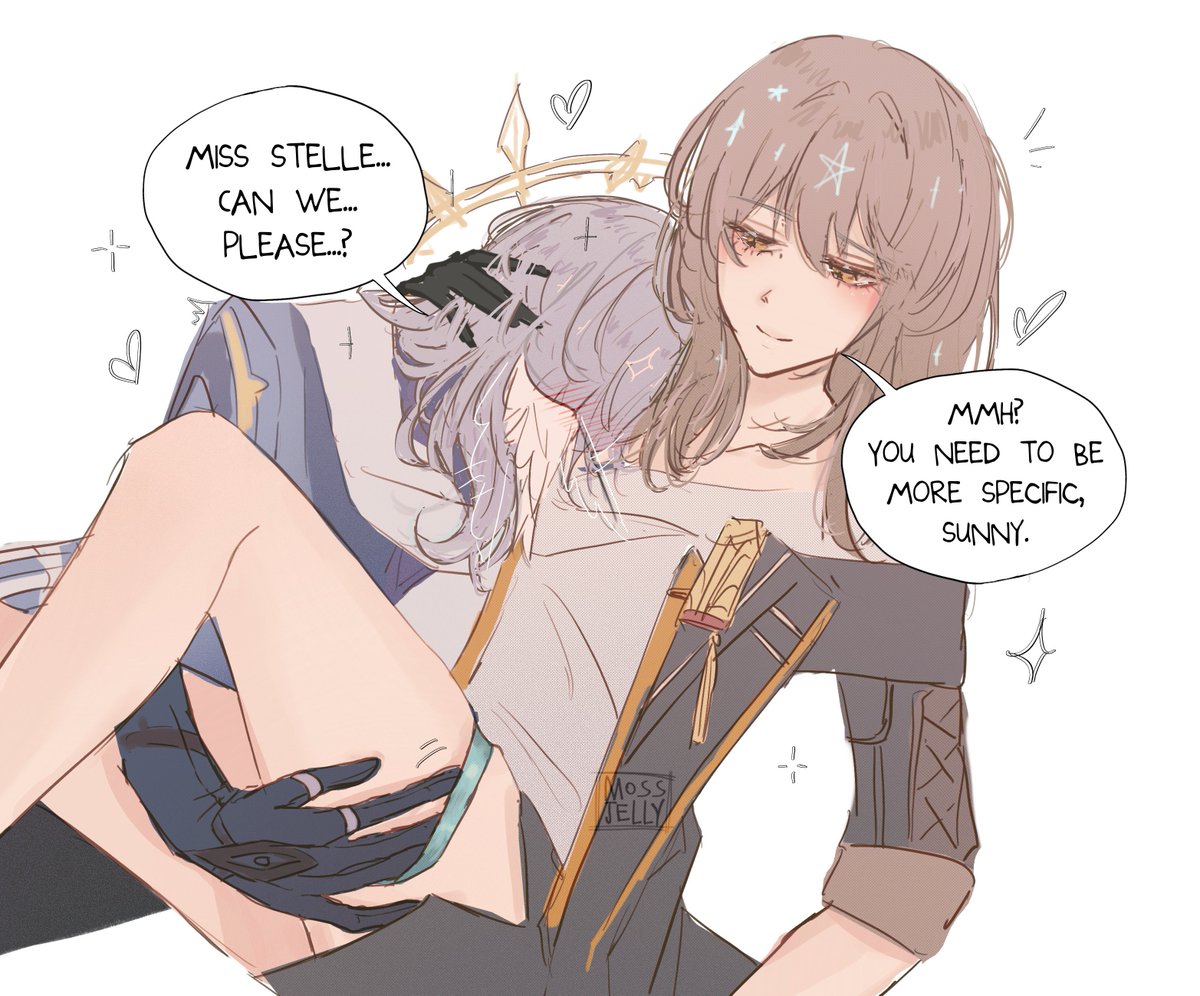 mossjellyOLD's tweet photo. reason #1 to get into sunstelle:

whatever this dynamic is called https://t.co/Kd1Ee8OQMi