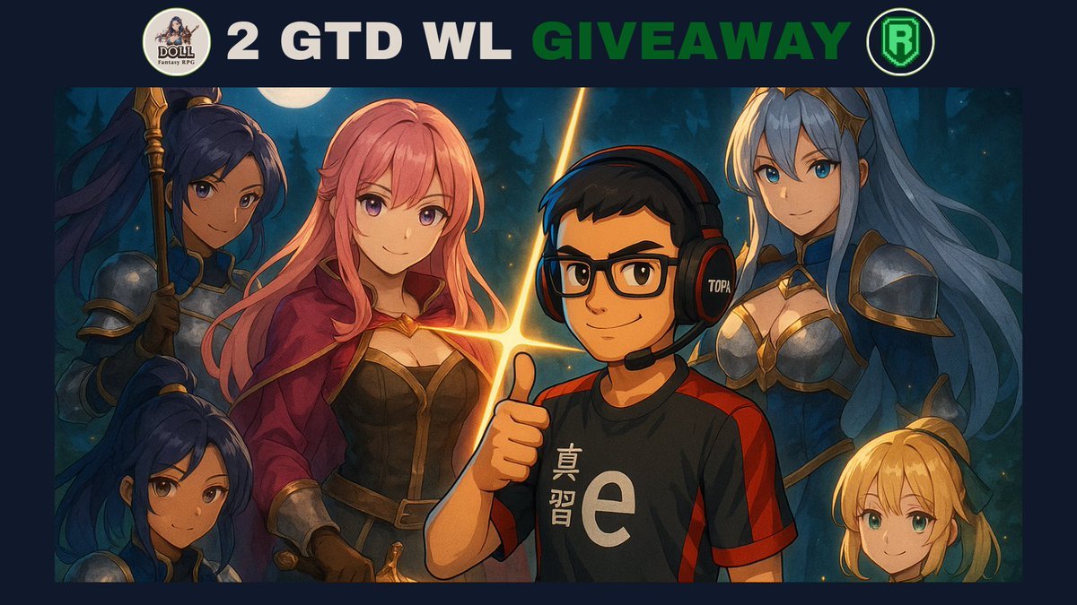 Tofu (@annyeongtofu) on Twitter photo Collaboration Alert🤝
<a href="/DollsOnRonin/">Doll Fantasy RPG</a> ⚔️ <a href="/annyeongtofu/">Tofu</a>
I have 2 GTD WL spots to give away for <a href="/DollsOnRonin/">Doll Fantasy RPG</a>!
🎟️ 1 WL = 3 mints per wallet
🍈 Dolls Supply: 9,999
🎯 Price: 10 $RON GTD / 15 $RON PUBLIC
🔹Follow <a href="/DollsOnRonin/">Doll Fantasy RPG</a>, <a href="/ronencoin/">Ronen Mining Network</a>, & <a href="/annyeongtofu/">Tofu</a>
🔹Like & RT this post Collaboration Alert🤝
<a href="/DollsOnRonin/">Doll Fantasy RPG</a> ⚔️ <a href="/annyeongtofu/">Tofu</a>
I have 2 GTD WL spots to give away for <a href="/DollsOnRonin/">Doll Fantasy RPG</a>!
🎟️ 1 WL = 3 mints per wallet
🍈 Dolls Supply: 9,999
🎯 Price: 10 $RON GTD / 15 $RON PUBLIC
🔹Follow <a href="/DollsOnRonin/">Doll Fantasy RPG</a>, <a href="/ronencoin/">Ronen Mining Network</a>, & <a href="/annyeongtofu/">Tofu</a>
🔹Like & RT this post