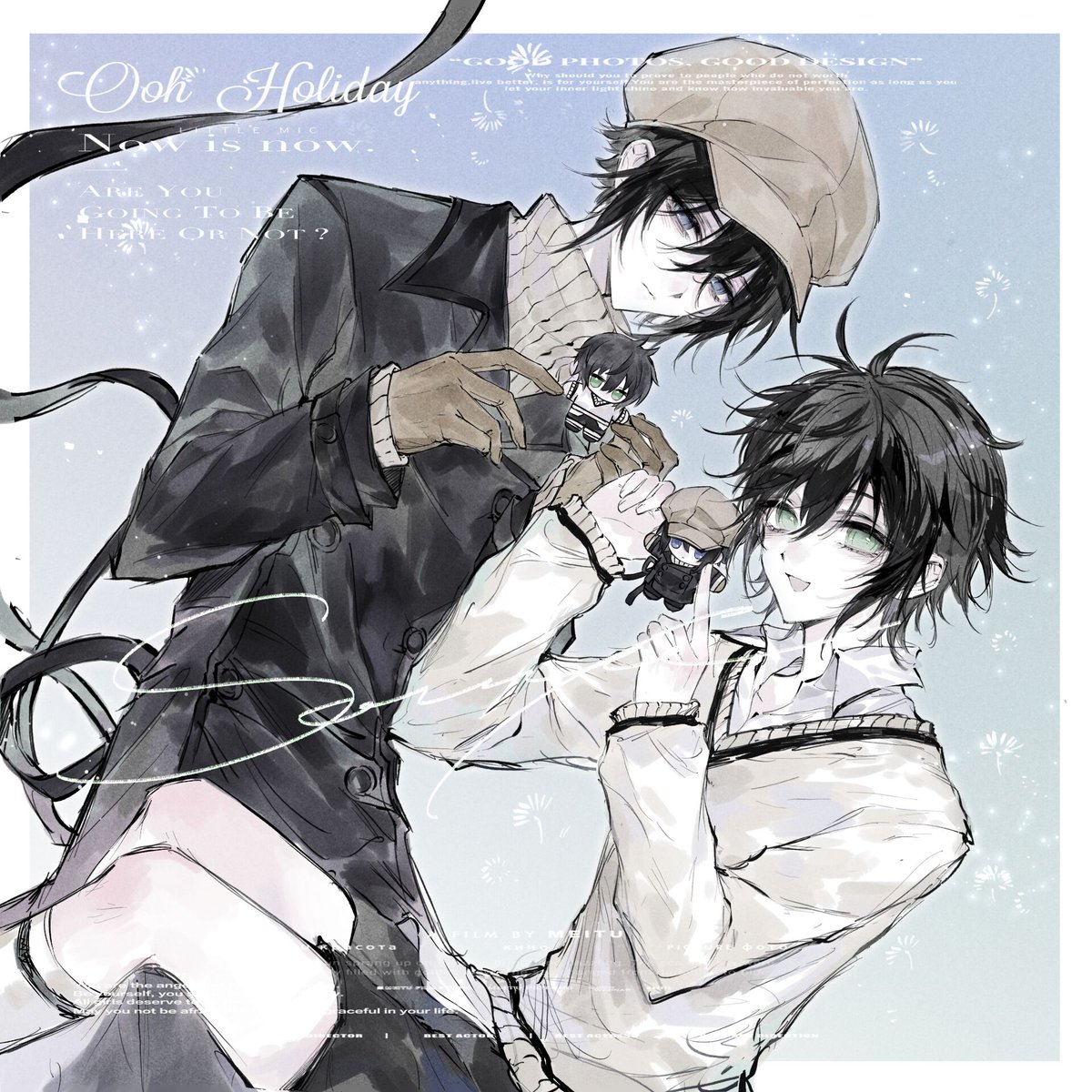 #隠の王 #宵晴 #宵壬 

找朋友约了有偿委托……！我代发，画师mhs番茄切片
非常好的四个(?)宝宝……超喜欢这张呵呵呵呵呵