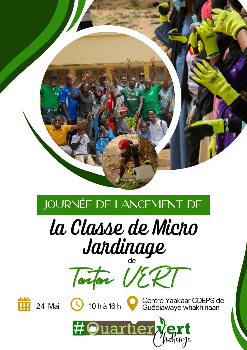 TontonVert's tweet image. Today c’est #MarséSamedi 
Mais dama am xéw 🥳
Damaye téla oubi marsé bi 🤭
Com d’hab 
Marchandise 
Prix 
Contact 
Restez sage nak 

Today c’est l’ouverture officielle de la classe de TonTon Vert 💚
Très bonne journée 🤝
#QuartierVertChallenge 
#AgricultureUrbaine