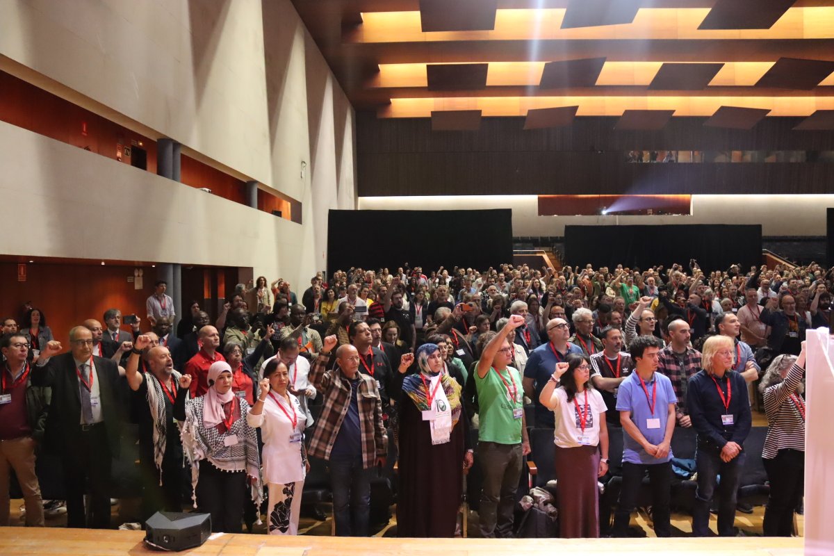 A CIG celebra hoxe o seu IX Congreso baixo o lema 'A forza da nosa clase. Traballo, dereitos, soberanía' coa presenza de 600 delegados e delegadas e máis de 30 delegacións internacionais convidadas. #lXCongresoCIG #IXCongreso #CongresoCIG