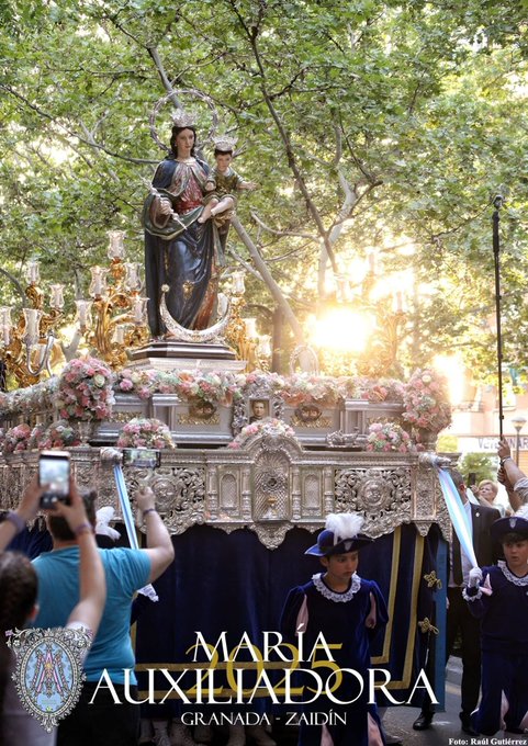 Procesión de María Auxiliadora en el Zaidín 2025: Horario e Itinerario
