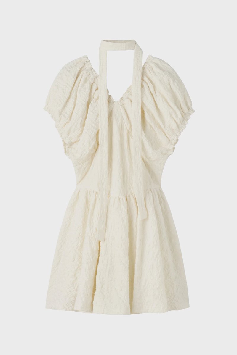 川﨑桜 着用】THE TOÉ Kolonaki Tie Neck Onepiece ¥24,200