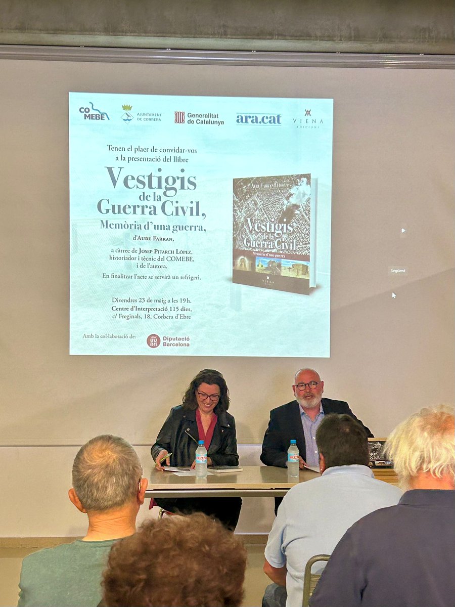 Josep Pitarch (@joseppitarchl) on Twitter photo Content de participar de la presentació del llibre <a href="/AureFLL/">Aure Farran Llorca</a> Vestigis de la Guerra Civil <a href="/Viena_Edicions/">Viena Edicions</a> Content de participar de la presentació del llibre <a href="/AureFLL/">Aure Farran Llorca</a> Vestigis de la Guerra Civil <a href="/Viena_Edicions/">Viena Edicions</a>